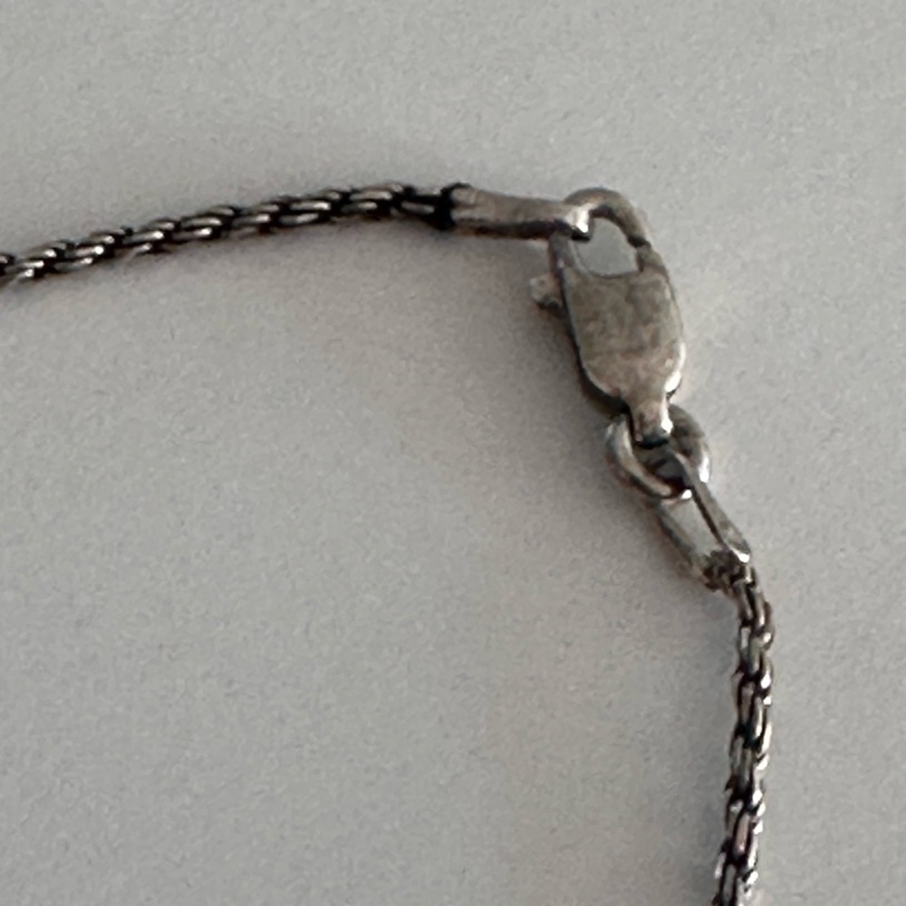 Skull necklace 925 cubic zirconia - Picture 10 of 10